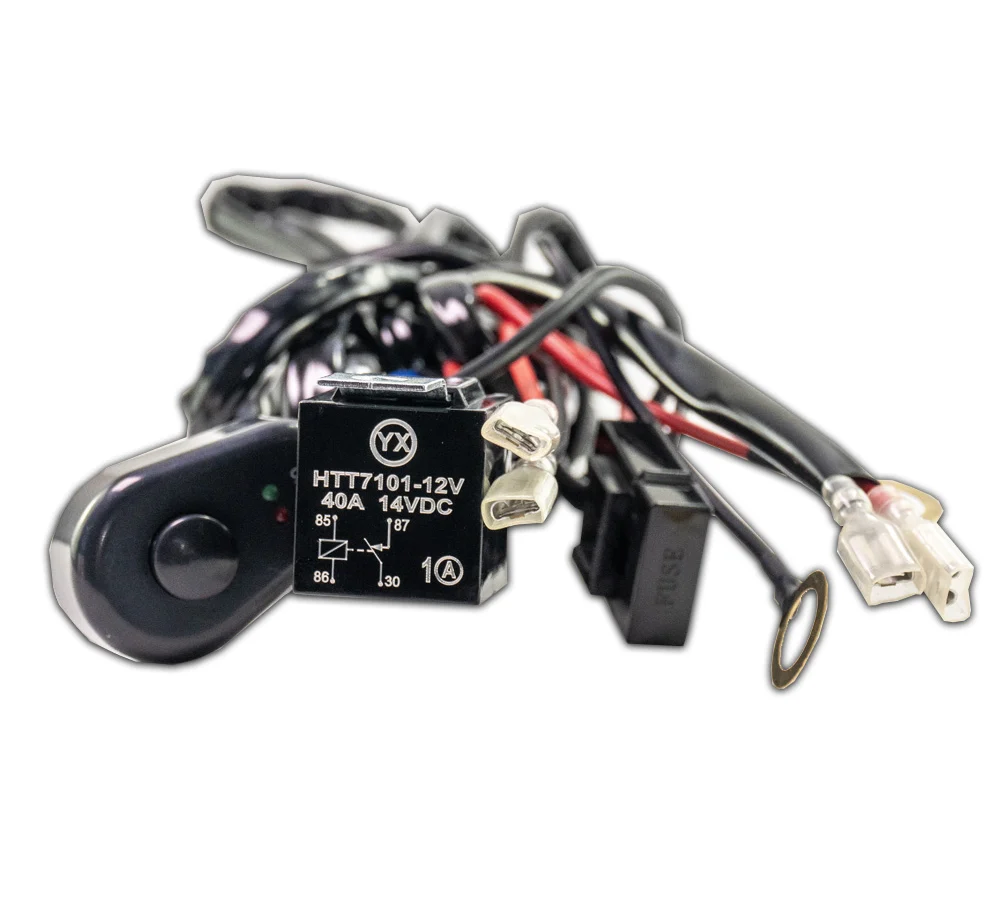 Cablu cu intrerupator pentru bara sau proiector LED, Carguard, doua iesiri, 12-24V