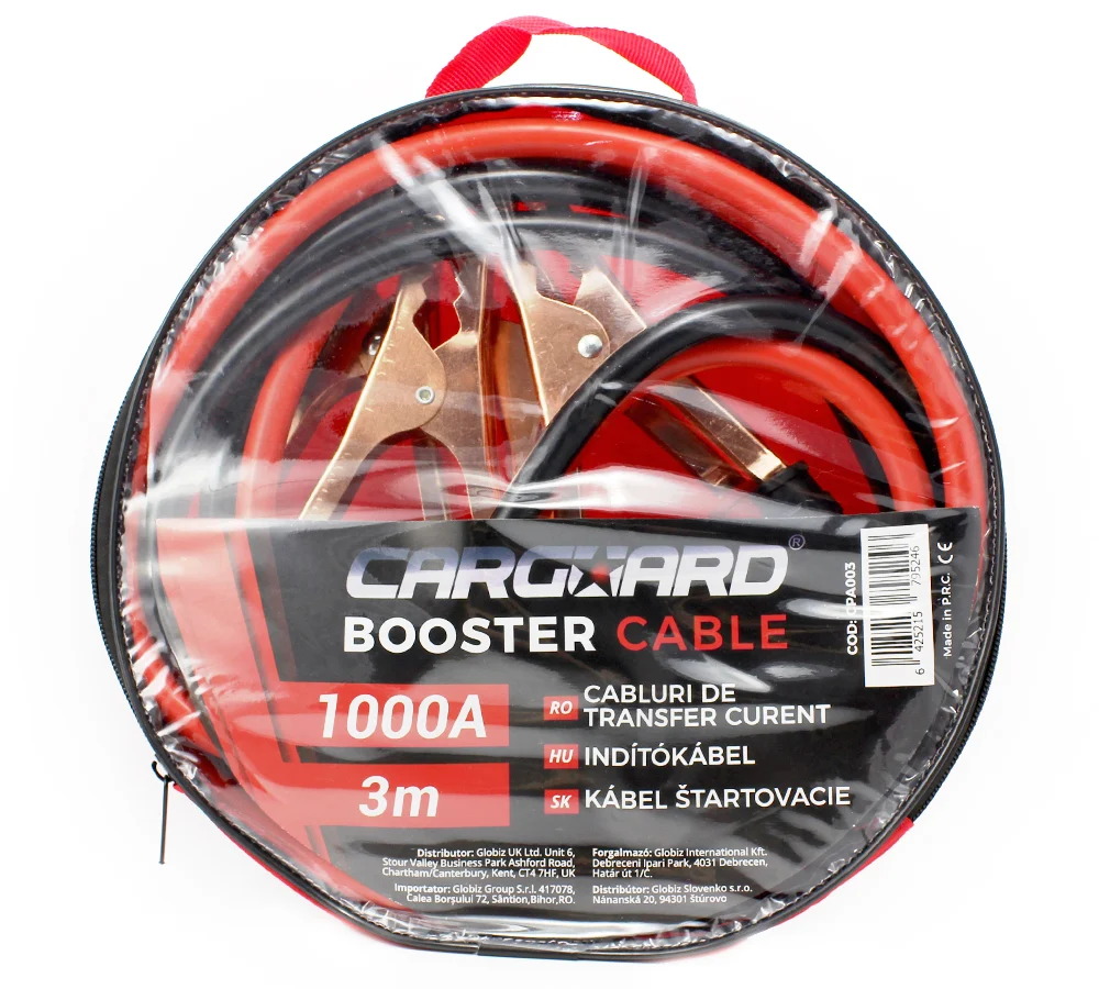 Cablu de transfer curent auto, CARGUARD, 1000 A, lungime 3 m