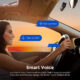 Camera auto DVR AZDOME M300S, Dubla, 4K + 1080P, 5GHz WiFi, GPS, Unghi 170  , Comanda vocala, Card 64G inclus - imagine 7