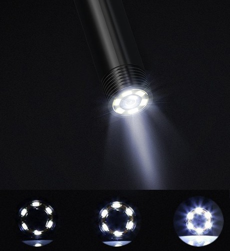 Camera endoscop profesionala Bigstren cu ecran LCD 4.3", cablu 5 m, Full HD, IP67, 4 capete interschimbabile