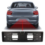 Camera video Carguard cu suport pentru numar de inmatriculare, unghi 170°, rezolutie 648x488