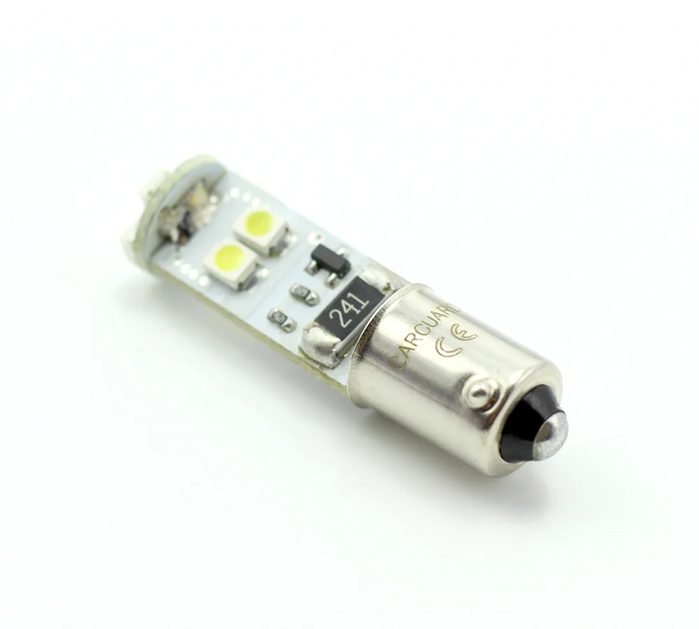 LED pentru interior/portbagaj Carguard CAN101, 56 lumeni, BA9S, Canbus, 12V, set 2 buc