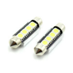 LED sofit pentru plafoniera si numar de inmatriculare Carguard CAN107, 39 mm, 72 lumeni, 12V, set 2 buc