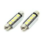 LED sofit pentru plafoniera si numar de inmatriculare Carguard CAN108, 41 mm, 72 lumeni, 12V, set 2 buc