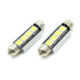 LED sofit pentru plafoniera si numar de inmatriculare Carguard CAN108, 41 mm, 72 lumeni, 12V, set 2 buc