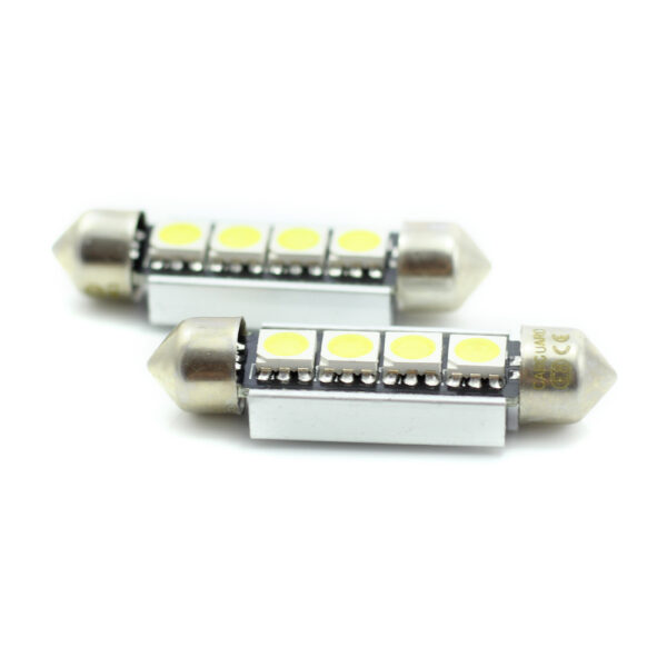 LED sofit pentru plafoniera si numar de inmatriculare Carguard CAN108, 41 mm, 72 lumeni, 12V, set 2 buc - imagine 3