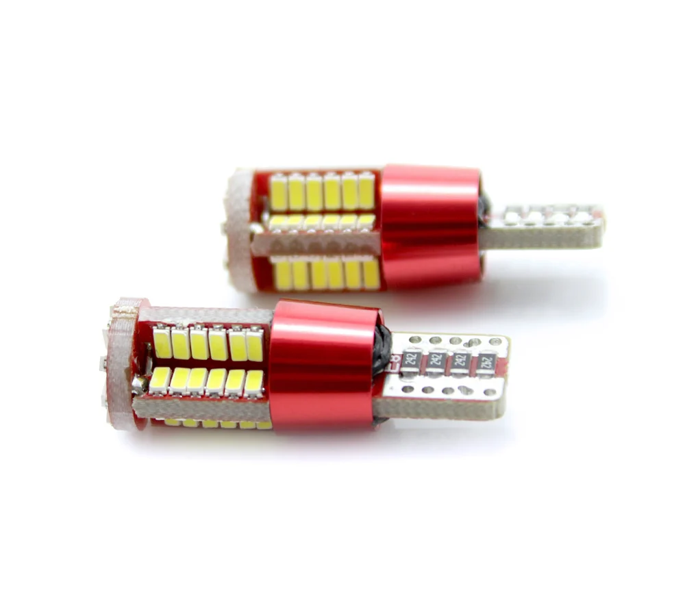 LED pentru iluminat interior/portbagaj Carguard CAN114, set 2 buc, 399 lumeni, T10, Canbus, 12V
