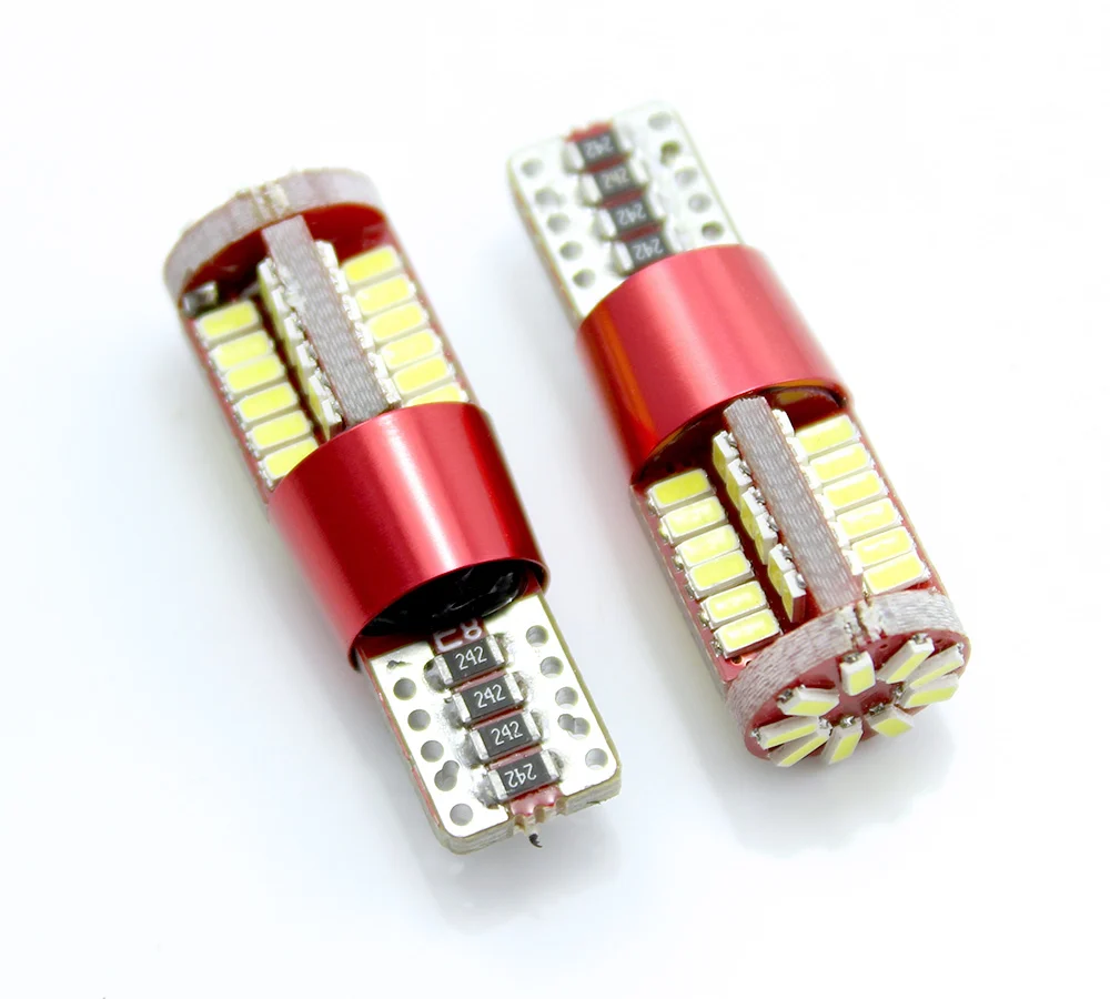 LED pentru iluminat interior/portbagaj Carguard CAN114, set 2 buc, 399 lumeni, T10, Canbus, 12V