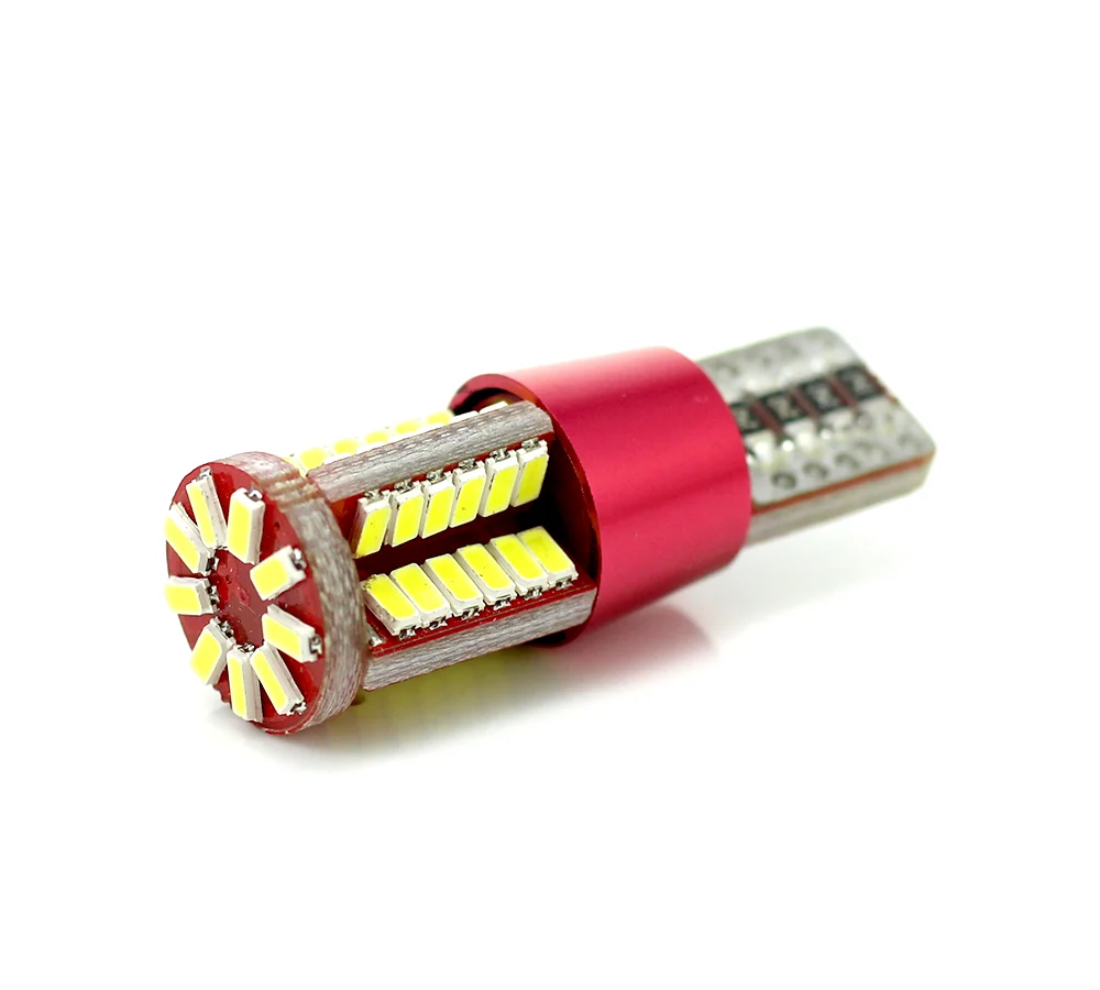 LED pentru iluminat interior/portbagaj Carguard CAN114, set 2 buc, 399 lumeni, T10, Canbus, 12V