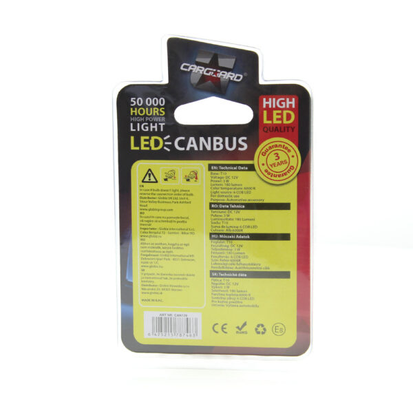 LED sofit pentru plafoniera Carguard CAN120, 180 lumeni, 12V, set 2 buc - imagine 5