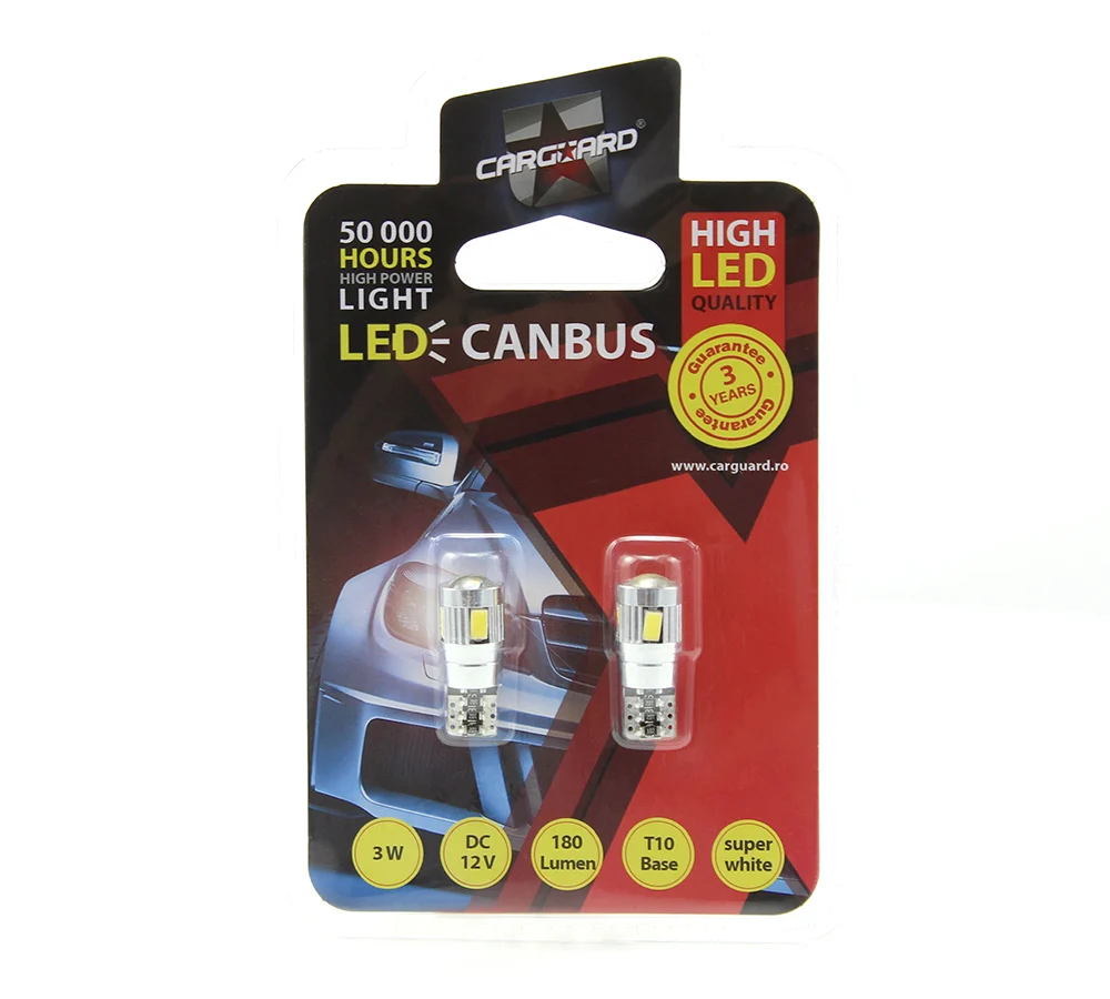 LED sofit pentru plafoniera Carguard CAN120, 180 lumeni, 12V, set 2 buc
