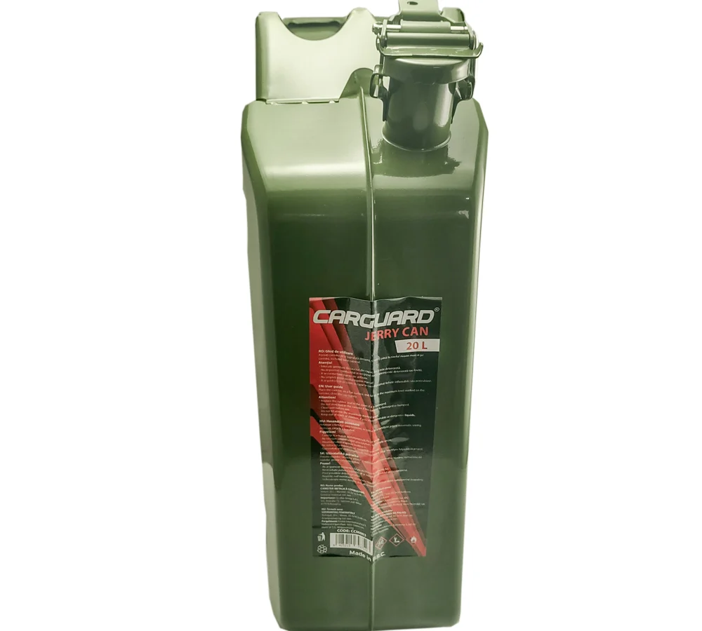 Canistra metalica pentru combustibil Carguard, 20 L, tabla otel laminata la rece