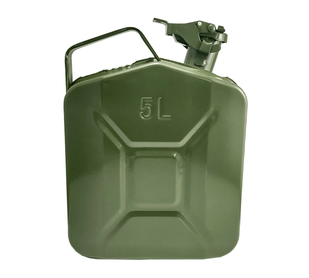 Canistra metalica pentru combustibil Carguard, 5 L, tabla otel laminata la rece