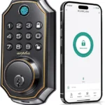 Incuietoare inteligenta Arpha D280, Amprenta, Aplicatie smart, PIN, Wifi, Bluetooth, Cheie, Tuya