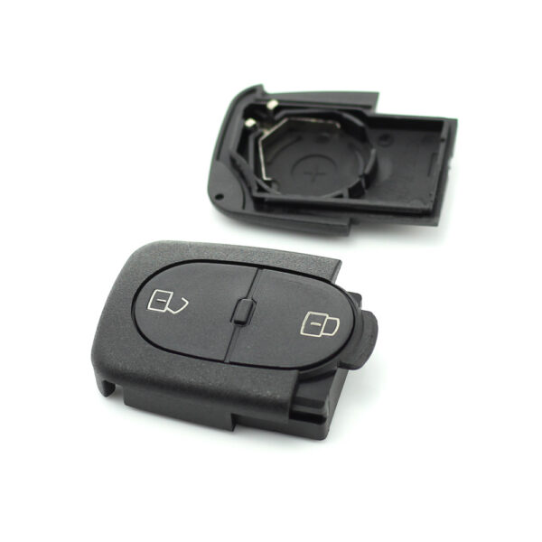 Carcasa cheie cu 2 butoane, baterie 2032 pentru Audi Carguard - imagine 4