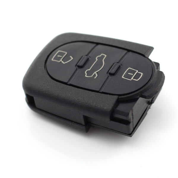 Carcasa cheie cu 3 butoane, baterie 1616 pentru Audi Carguard - imagine 4