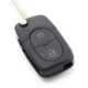 Carcasa cheie tip briceag cu 2+1 butoane si buton panica, baterie 1616 pentru Audi Carguard - imagine 7