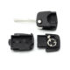 Carcasa cheie tip briceag cu 3 butoane, baterie 1616 pentru Audi Carguard - imagine 3