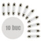 Bec auto C5W 11x35mm 12V 5W Carguard, set 10 bucati