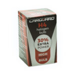 Bec halogen H4 12V 55/60W Carguard, +30% intensitate, set 10 bucati