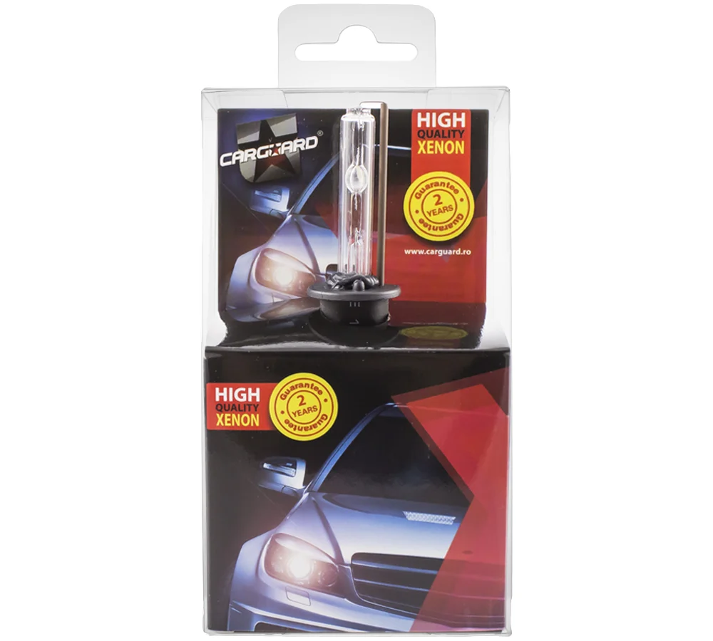 Bec Xenon H1 12V 35W Carguard, 5000K +20% Extra Power, 3500 lm 1 Bec Xenon H1 12V 35W Carguard, 5000K +20% Extra Power, 3500 lm