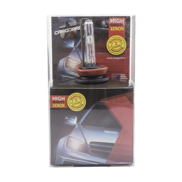 Bec Xenon H8 12V 35W Carguard, 4300K culoare originala, 3500 lm - imagine 2