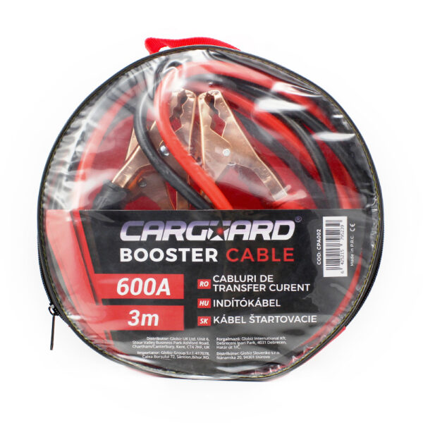 Cablu de curent auto, CARGUARD, 600 A, lungime 3 m - imagine 2