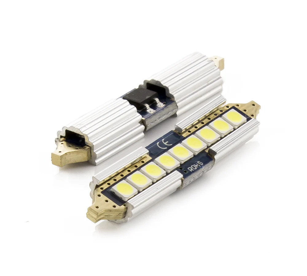 LED pentru interior/portbagaj Carguard CAN138, 650 lumeni, SOFIT 41 mm, 12V, set 2 buc