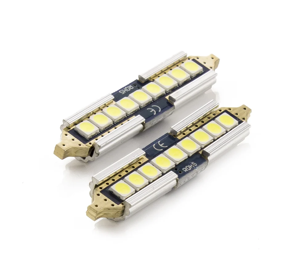 LED pentru interior/portbagaj Carguard CAN138, 650 lumeni, SOFIT 41 mm, 12V, set 2 buc