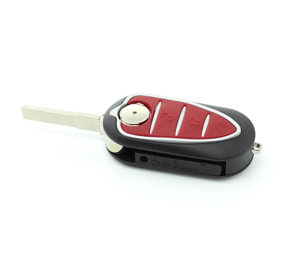 Carcasa cheie tip briceag cu 3 butoane pentru Alfa Romeo Carguard 1 Carcasa cheie tip briceag cu 3 butoane pentru Alfa Romeo Carguard