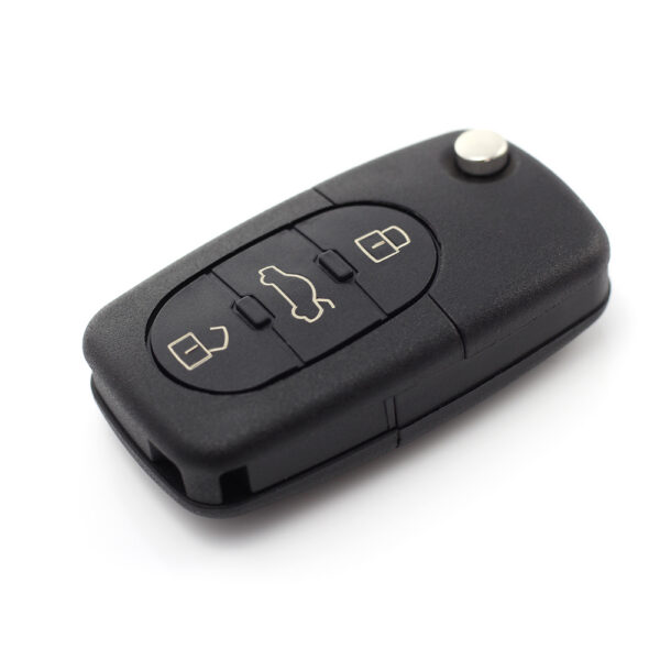 Carcasa cheie tip briceag cu 3 butoane, baterie 1616 pentru Audi Carguard - imagine 8