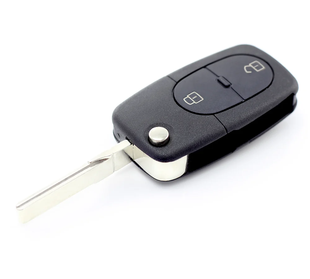 Carcasa cheie tip briceag pentru Audi, cu 2 butoane, Carguard