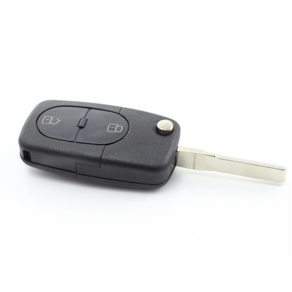 Carcasa cheie tip briceag cu 2 butoane, baterie 1616 pentru Audi Carguard - imagine 3