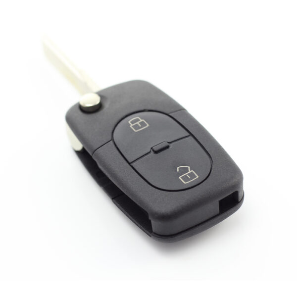 Carcasa cheie tip briceag cu 2 butoane, baterie 1616 pentru Audi Carguard - imagine 8