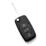 Carcasa cheie tip briceag cu 3 butoane, baterie 1616 pentru Audi Carguard