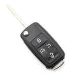 Carcasa cheie tip briceag pentru Volkswagen, cu 4 butoane, Carguard