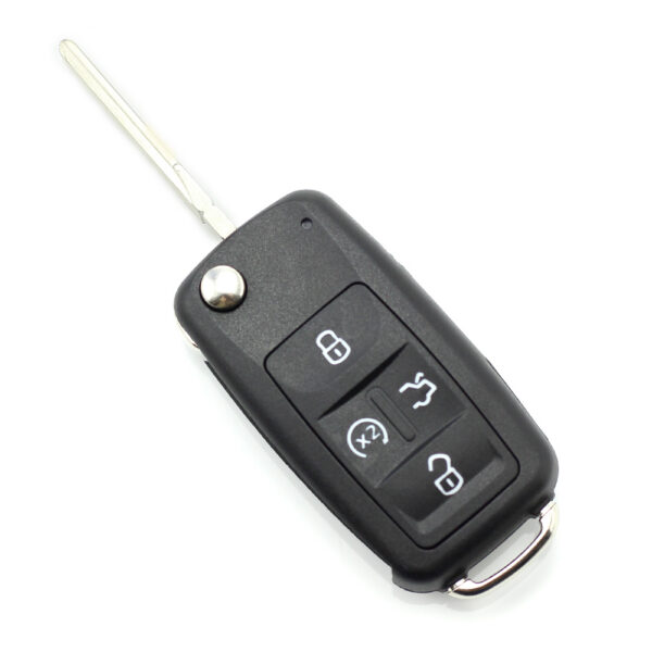 Carcasa cheie tip briceag pentru Volkswagen, cu 4 butoane, Carguard - imagine 1