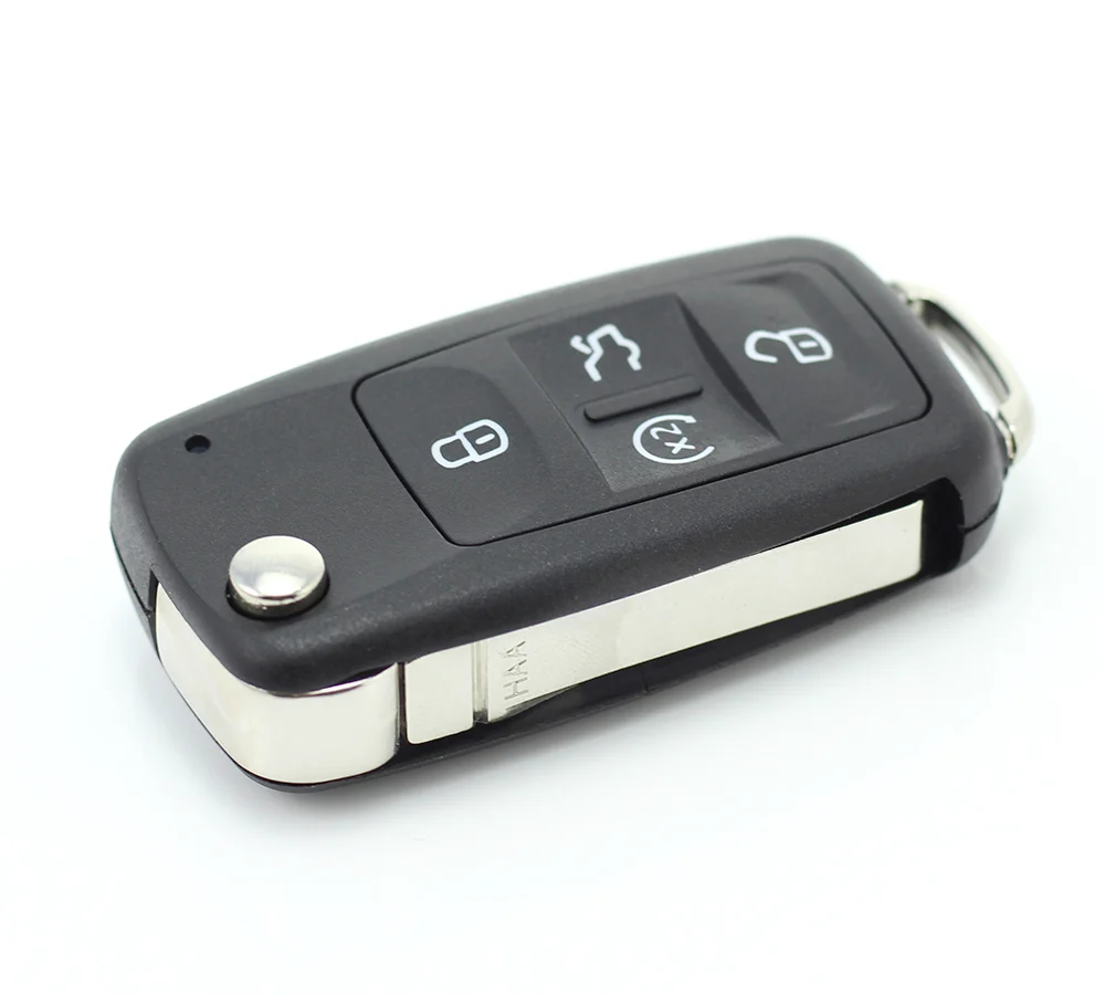 Carcasa cheie tip briceag pentru Volkswagen, cu 4 butoane, Carguard