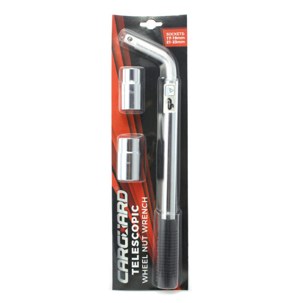 Cheie de roata telescopica Carguard, 17/19 mm, 21/23 mm, 350-530 mm - imagine 2