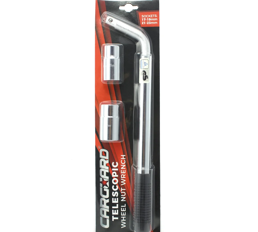 Cheie de roata telescopica Carguard, 17/19 mm, 21/23 mm, 350-530 mm