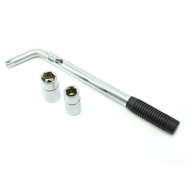 Cheie de roata telescopica Carguard, 17/19 mm, 21/23 mm, 350-530 mm - imagine 3