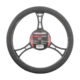 Husa volan auto Carguard, perle, 38 cm, negru