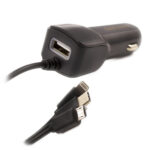 Incarcator auto universal Carguard, Type-C, Micro-USB, Lightning, 2100mA