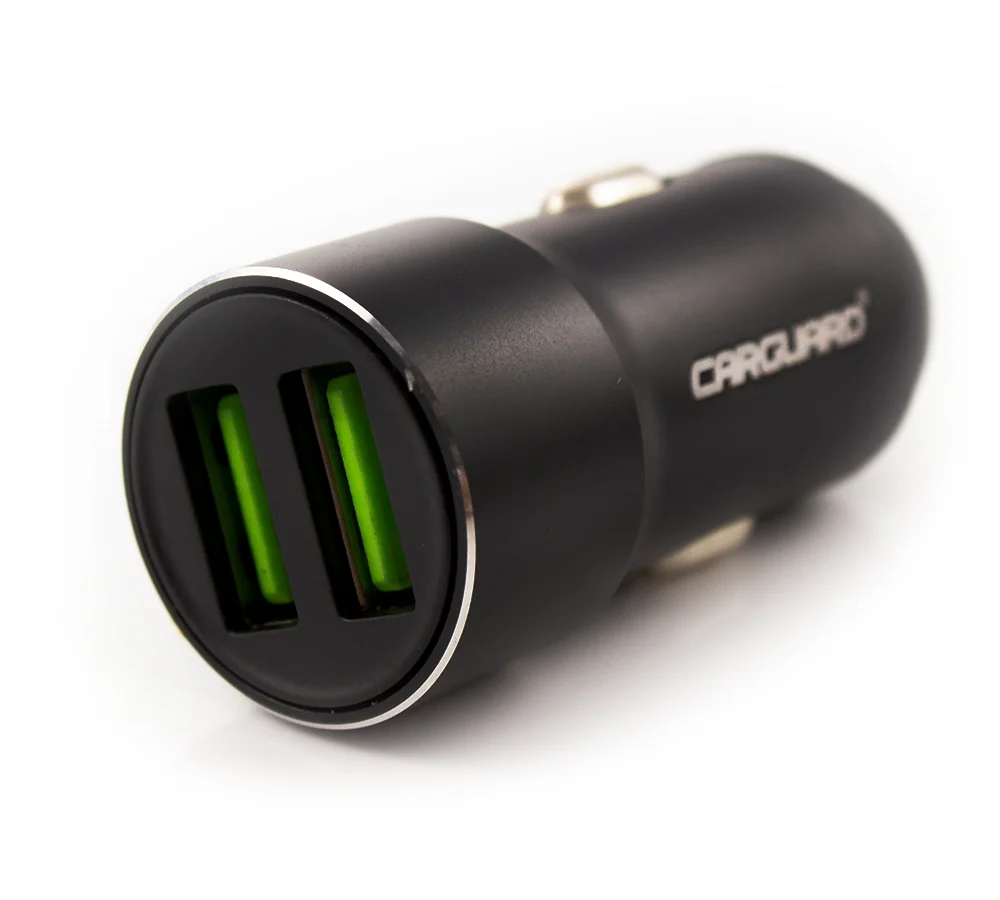 Incarcator auto USB Carguard, 2400mA, carcasa metalica