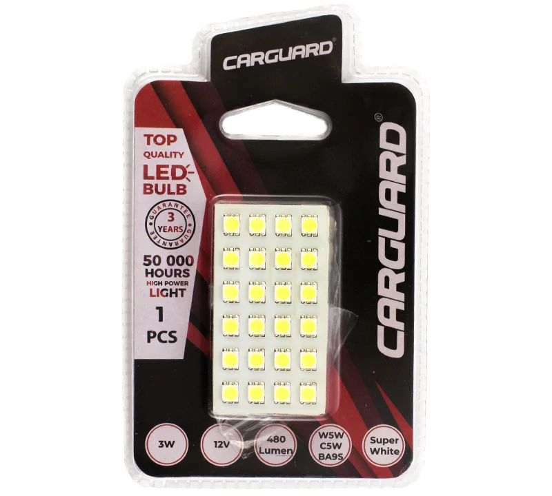 Placa LED SMD Carguard, 65 x 35 mm, 480 lm, 12V, 3W