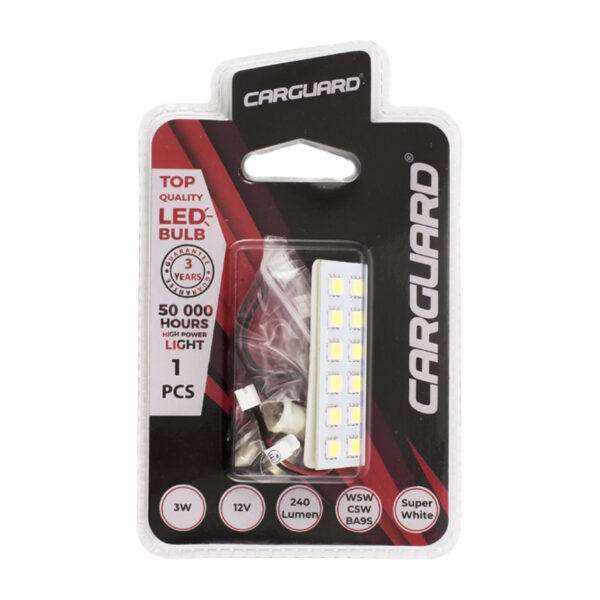 Placa LED SMD Carguard, 20 x 60 mm, 240 lm, 12V, 3W - imagine 2