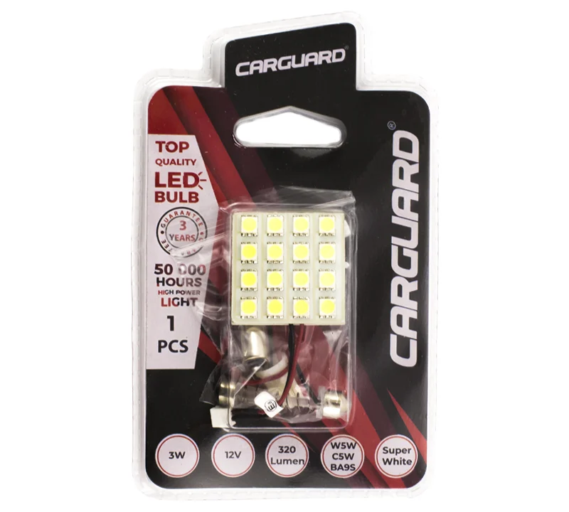 Placa LED SMD Carguard, 35 x 35 mm, 320 lm, 12V, 3W