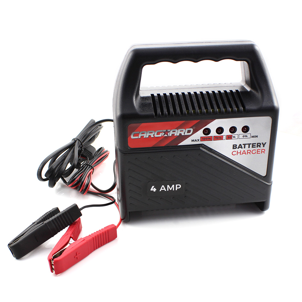 carguard-redresor-auto-12v-4a-incarcator-baterie-auto.jpg Redresor auto Carguard, 12V, 4A, cu afisaj LED, 1.2-75 Ah - imagine 1