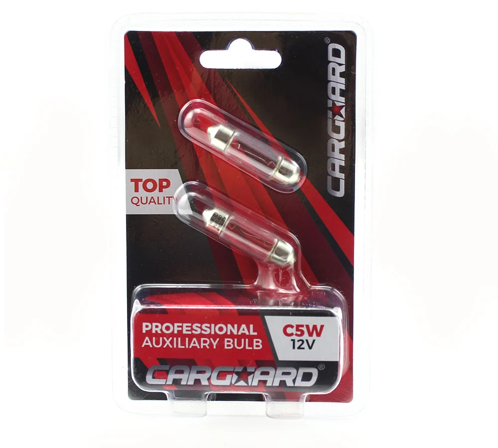 Set 2 becuri auto C5W 12V 5W, Carguard