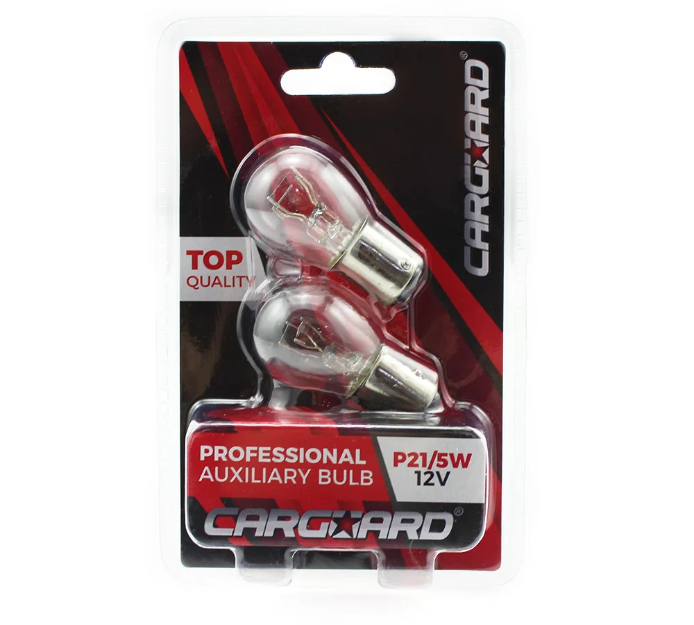 Set 2 becuri auto P21/5W 12V, Carguard